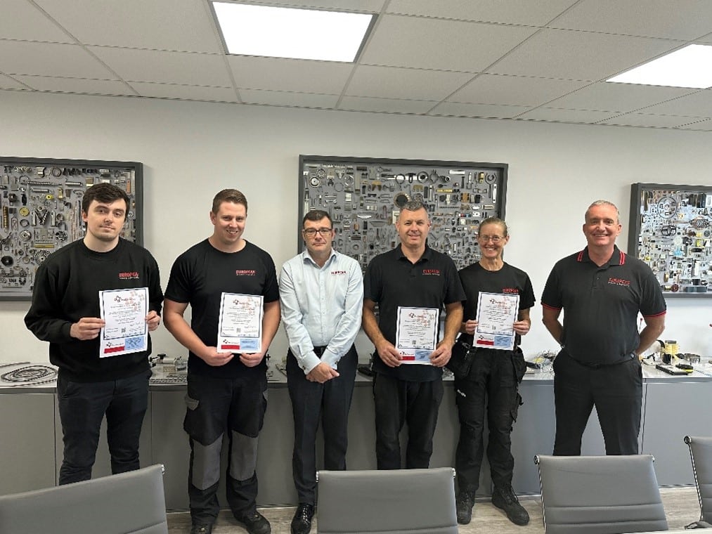 first aid certificates of team